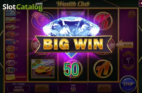 Скрин4. Wealth Club (Pull Tabs) слот