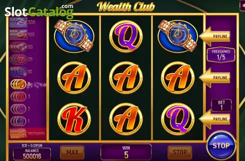 Скрин6. Wealth Club (Pull Tabs) слот
