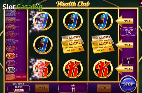 Скрин7. Wealth Club (Pull Tabs) слот