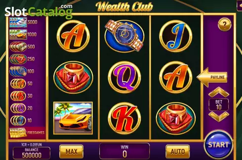 Скрин2. Wealth Club (3x3) слот