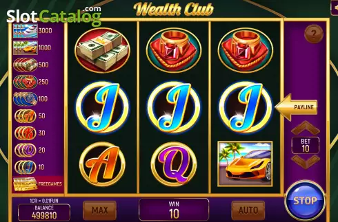 Скрин3. Wealth Club (3x3) слот