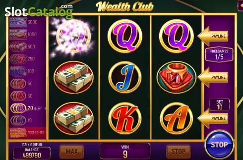 Скрин6. Wealth Club (3x3) слот