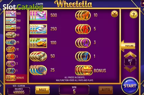 Скрин9. Wheelella (3x3) слот