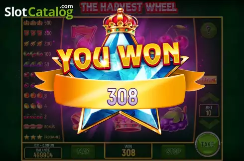 Скрин8. The Harvest Wheel (3x3) слот