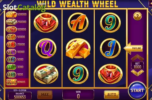 Скрин2. Wild Wealth Wheel (3x3) слот