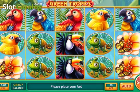 Скрин2. Green Tropics слот