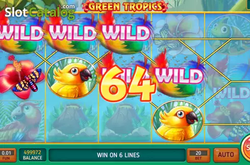Скрин4. Green Tropics слот