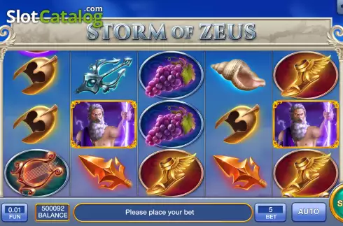 Скрин2. Storm of Zeus слот