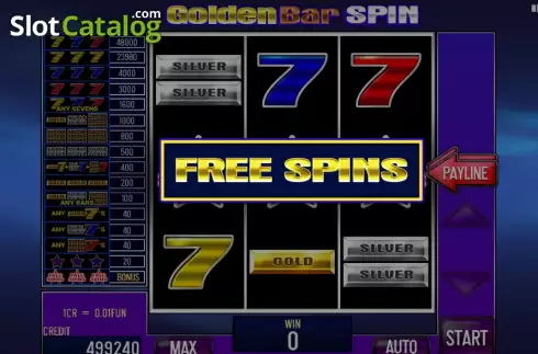 Скрин5. Golden Bar Spin (3x3) слот