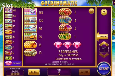 Скрин9. Goldenomatic (Pull Tab) слот