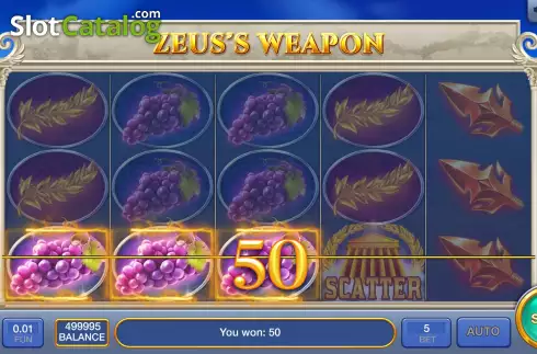 Скрин4. Zeus's Weapon слот