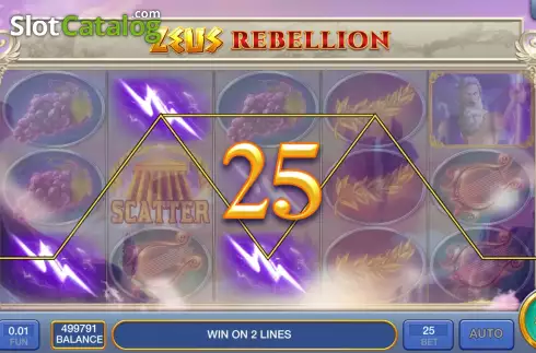 Скрин4. Zeus Rebellion слот