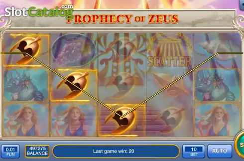 Скрин3. Prophecy of Zeus слот