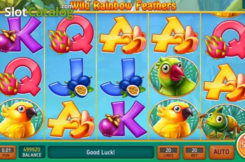 Скрин6. Wild Rainbow Feathers слот
