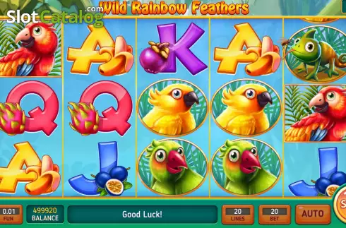 Скрин7. Wild Rainbow Feathers слот