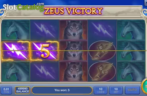 Скрин3. Zeus Victory слот