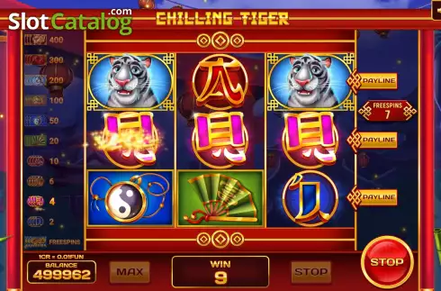 Скрин6. Chilling Tiger (3x3) слот