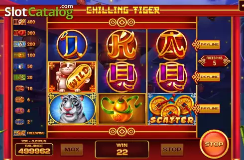 Скрин7. Chilling Tiger (3x3) слот
