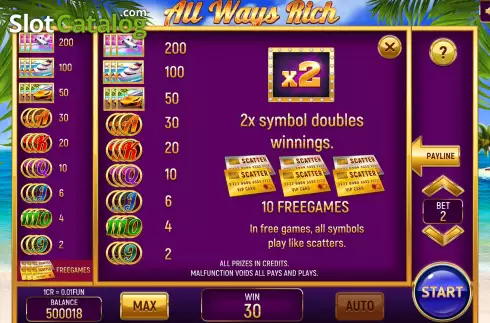 Скрин9. All Ways Rich (3x3) слот