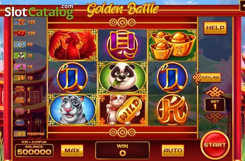 Скрин2. Golden Battle (Pull Tabs) слот