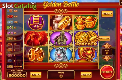Скрин2. Golden Battle (3x3) слот