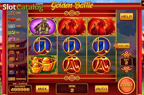 Скрин3. Golden Battle (3x3) слот
