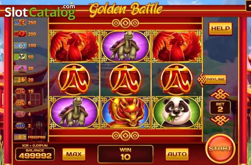 Скрин4. Golden Battle (3x3) слот
