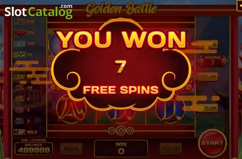 Скрин5. Golden Battle (3x3) слот