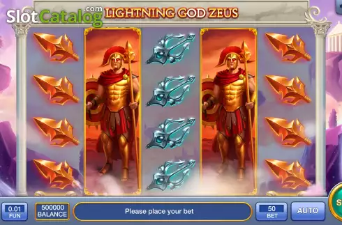 Скрин2. Lightning God Zeus слот