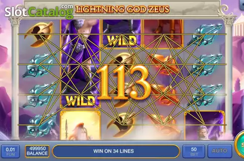 Скрин4. Lightning God Zeus слот