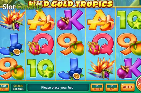 Скрин2. Wild Gold Tropics слот