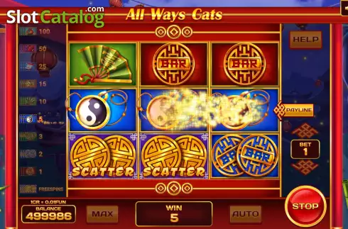 Скрин5. All Ways Cats (Pull Tabs) слот