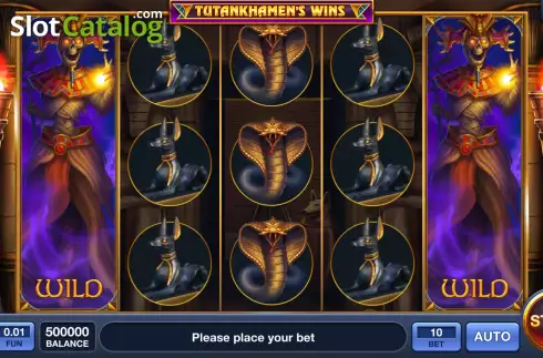 Скрин2. Tutankhamens Wins слот