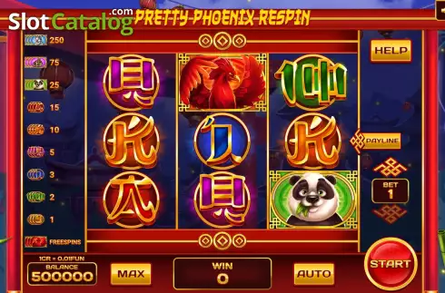 Скрин2. Pretty Phoenix Respin (Pull Tabs) слот