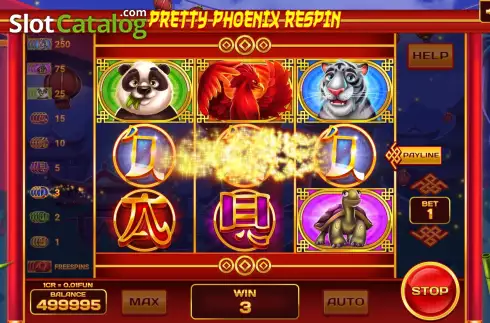 Скрин3. Pretty Phoenix Respin (Pull Tabs) слот