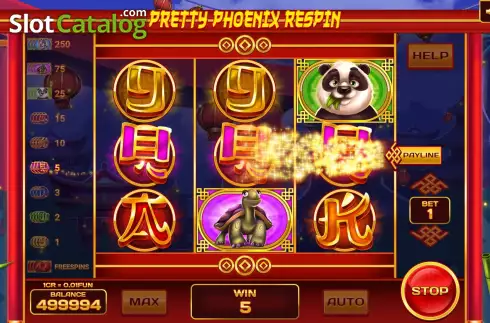 Скрин4. Pretty Phoenix Respin (Pull Tabs) слот