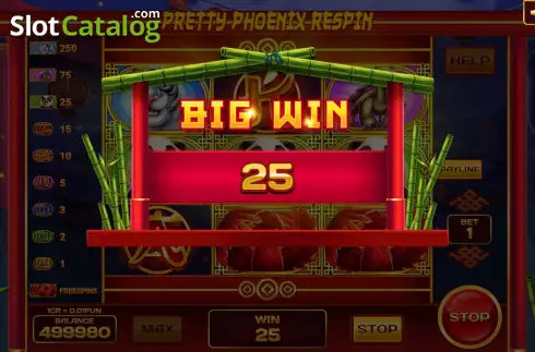 Скрин5. Pretty Phoenix Respin (Pull Tabs) слот