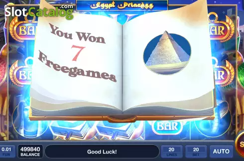 Скрин6. Egypt Princess слот