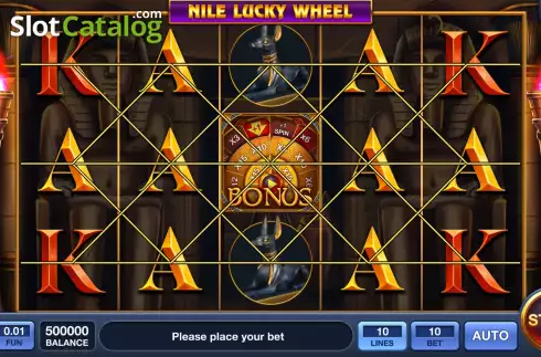Скрин2. Nile Lucky Wheel слот