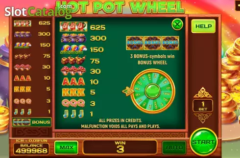 Скрин6. Hot Pot Wheel (Pull Tabs) слот