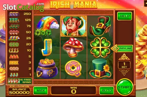 Скрин2. Irish Mania (3x3) слот
