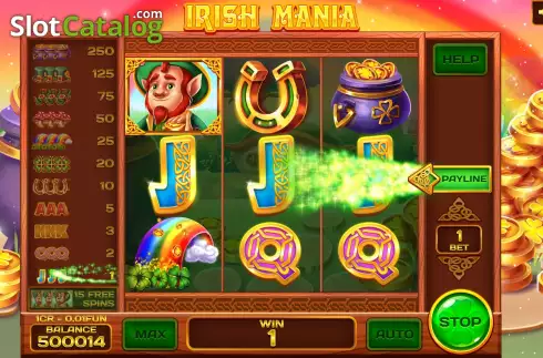 Скрин3. Irish Mania (3x3) слот