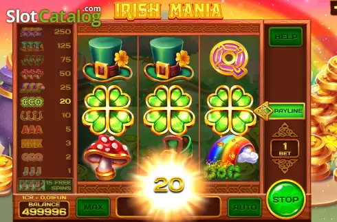 Скрин4. Irish Mania (3x3) слот