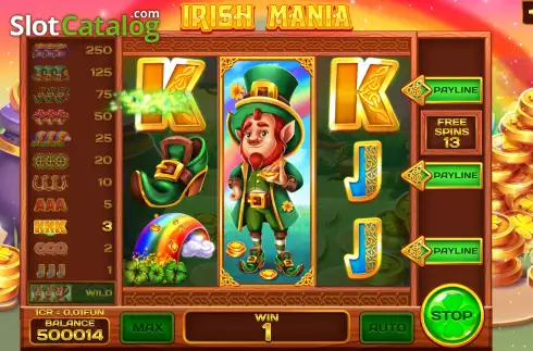 Скрин6. Irish Mania (3x3) слот