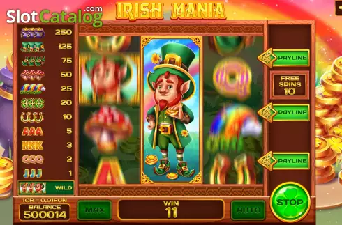 Скрин7. Irish Mania (3x3) слот