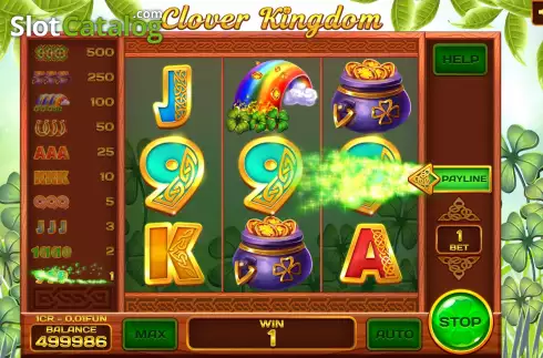 Скрин3. Clover Kingdom (Pull Tabs) слот