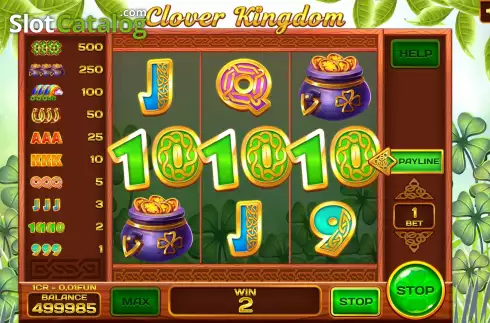 Скрин4. Clover Kingdom (Pull Tabs) слот