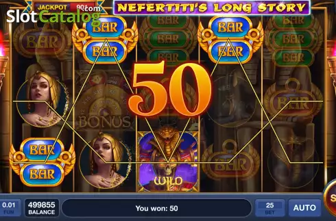 Скрин4. Nefertiti's Long Story слот