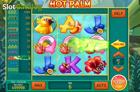 Скрин3. Hot Palm (3X3) слот