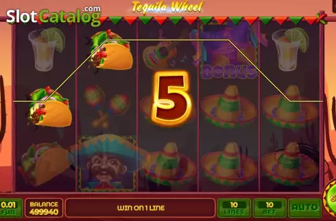 Скрин3. Tequila Wheel слот